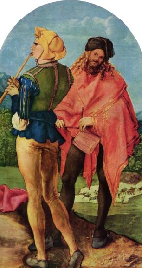 Albrecht Durer Trommler und Pfeifer oil painting image